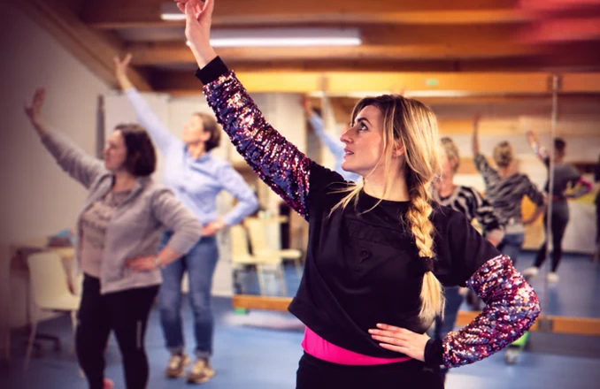 Barbara Loots tijdens haar workshops