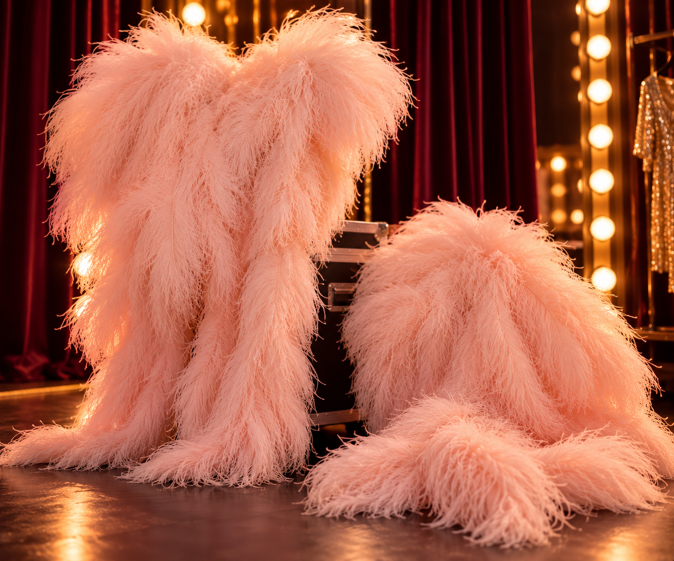 De iconische roze burlesquepluimen van Barbara Loots